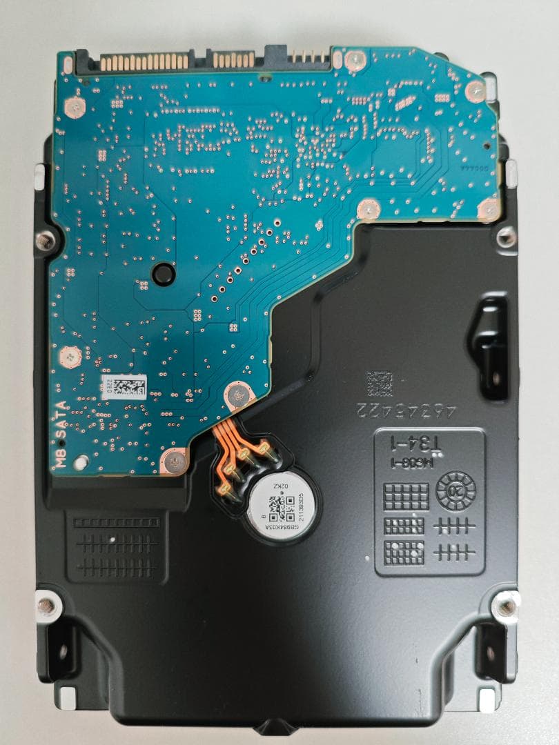 東芝 3.5インチ内蔵HDD 16TB 2台セット 健康状態:注意