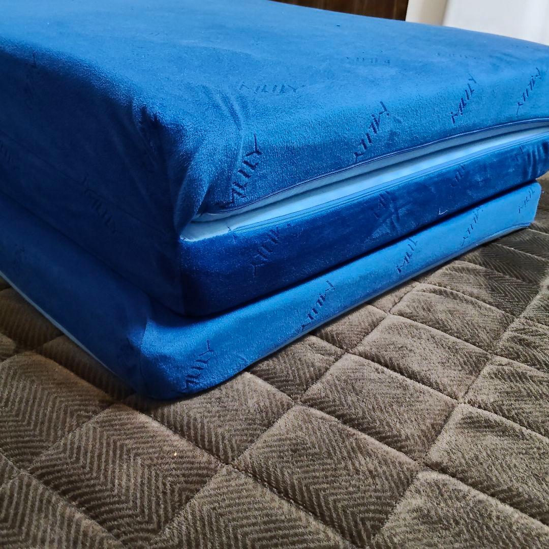 *チエ*エムリリー セミダブル 三つ折りマットレス 8cm厚