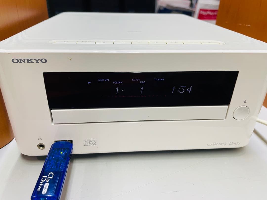② Bluetooth対応現状品ONKYOオンキョーCR-U6ミニコンポシステム