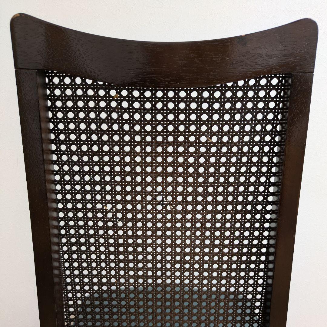 maruni マルニ ダイニングチェア ベルサイユチェア 猫脚 籐 ハイバック④