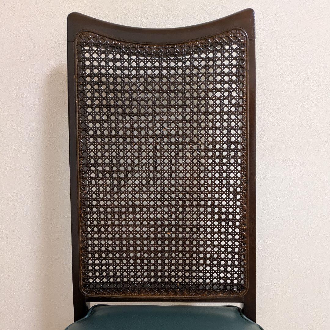 maruni マルニ ダイニングチェア ベルサイユチェア 猫脚 籐 ハイバック④