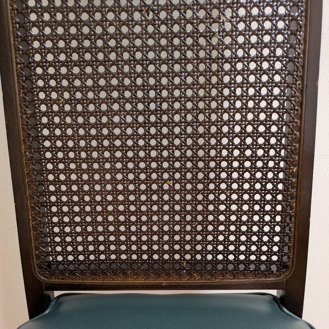 maruni マルニ ダイニングチェア ベルサイユチェア 猫脚 籐 ハイバック④
