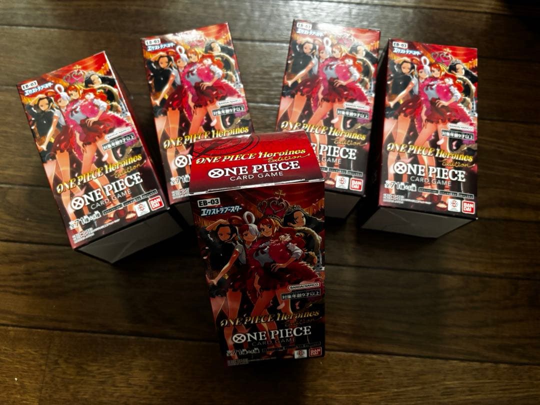 ワンピースカード　エクストラブースター　ヒロインズエディション　5BOX