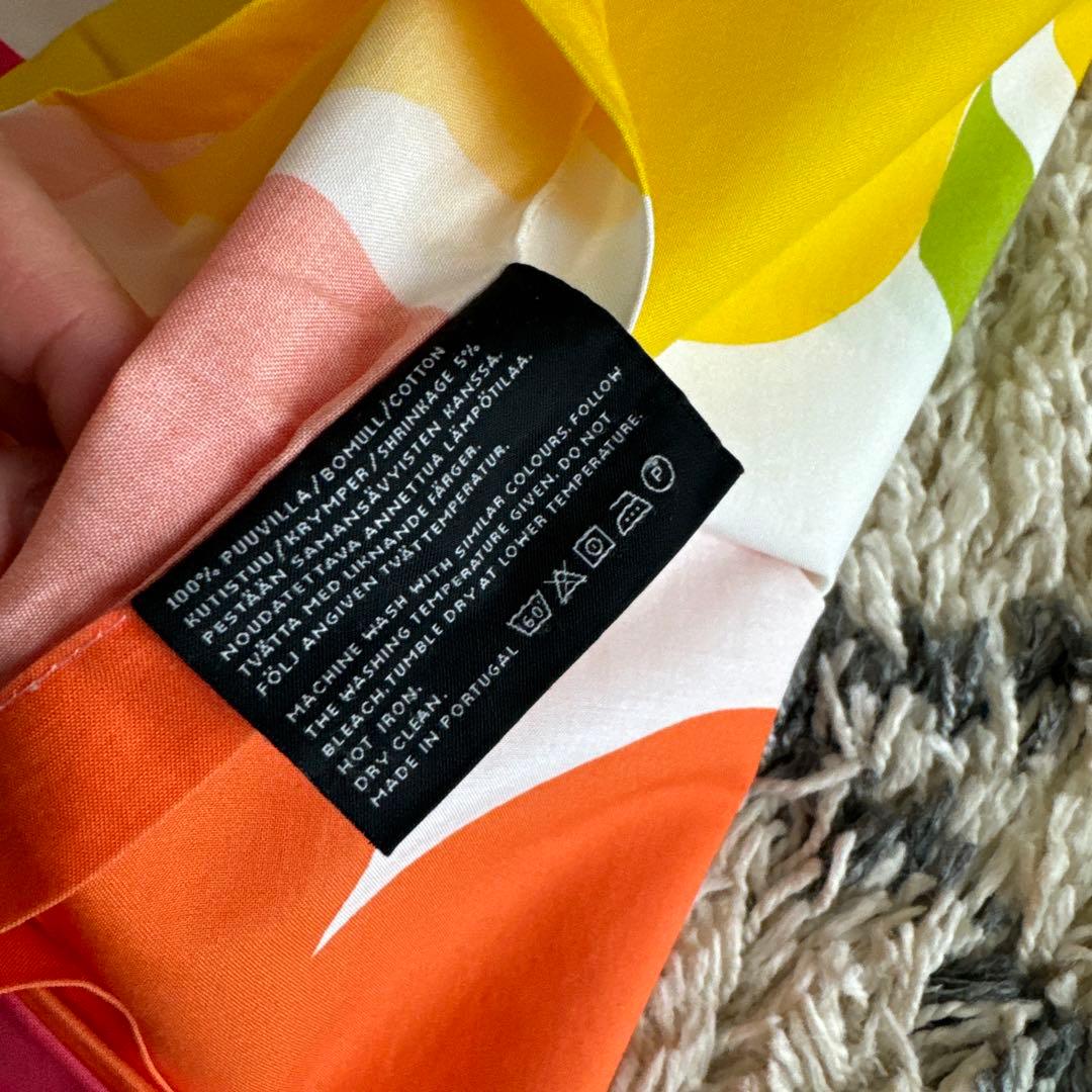 マリメッコ　掛け布団カバー　枕カバー付き　シングルサイズ