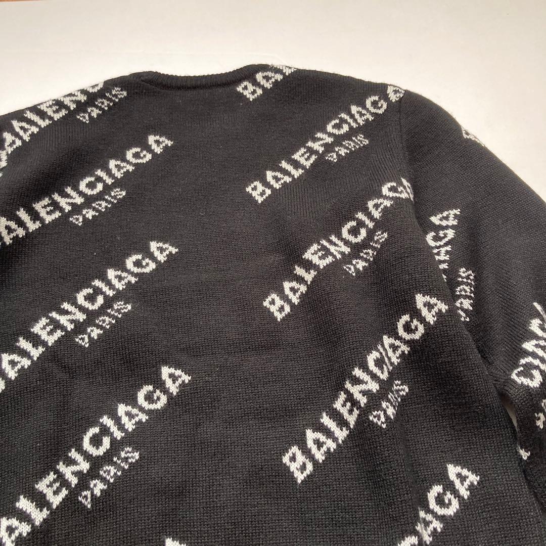 トップス BALENCIAGA black sweater ez