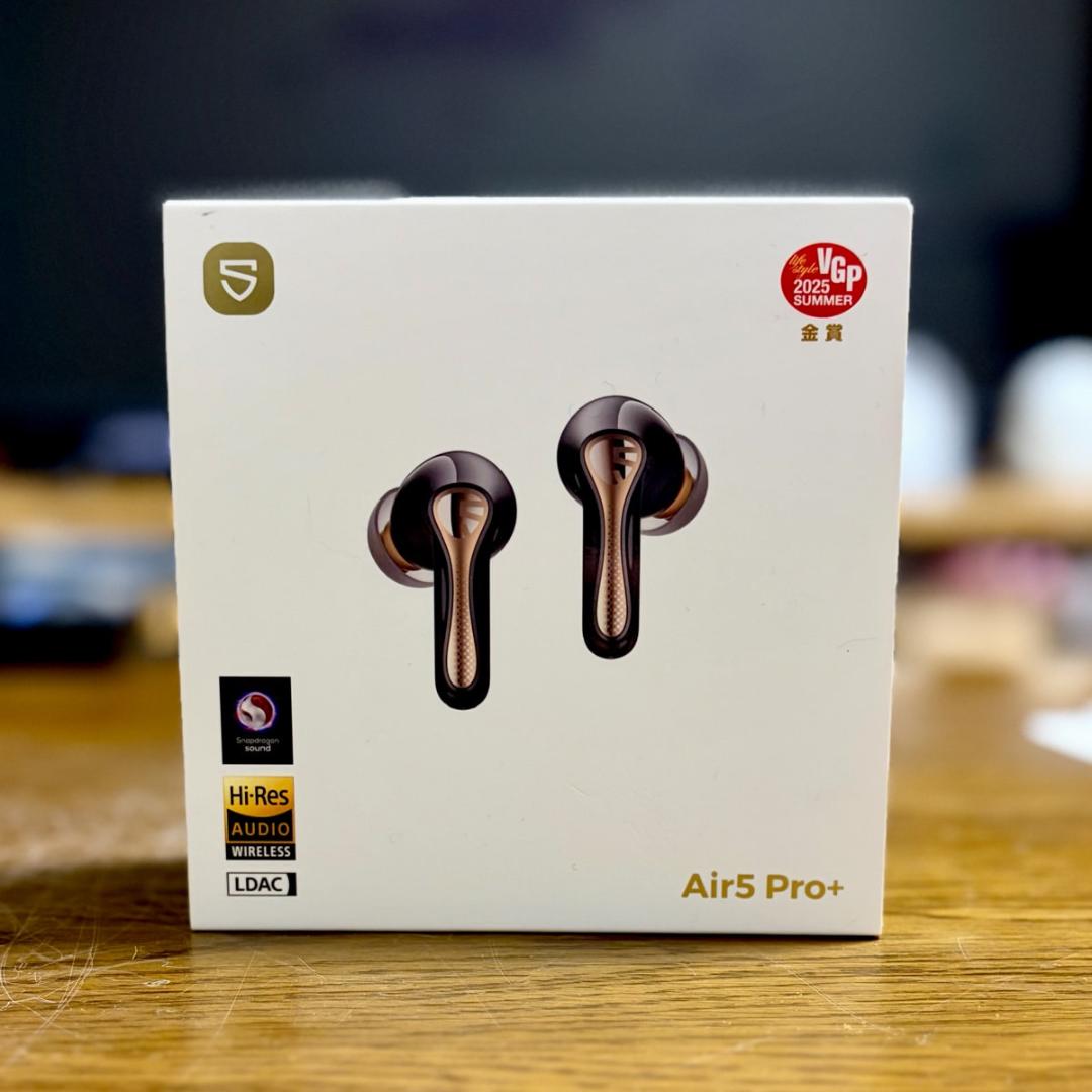 【美品】SOUNDPEATS Air5 Pro+ ワイヤレスイヤホン