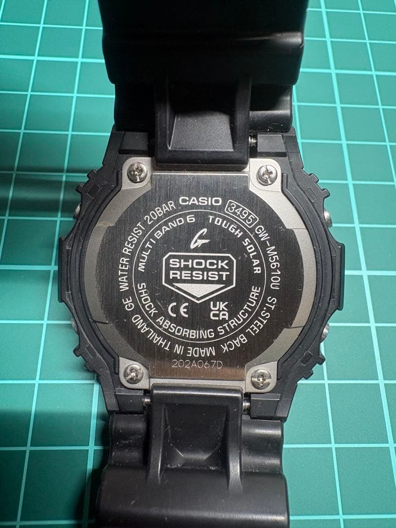 CASIO G-SHOCK　 GW-M5610U-1CJF 　電波ソーラー