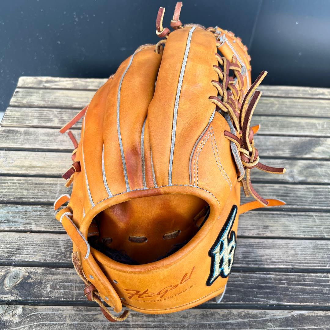 軟式グローブ　ハイゴールド　心極