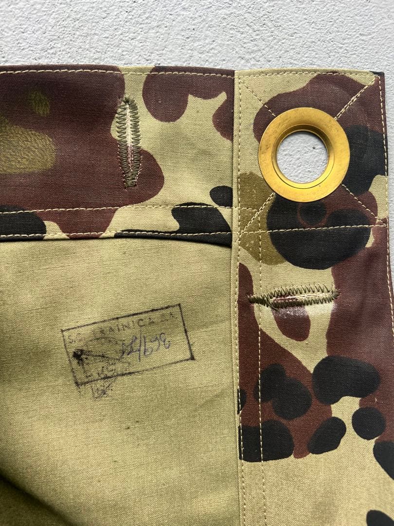 デッド ルーマニア軍幕 希少 アメーバカモ デットストック M47 2枚セット