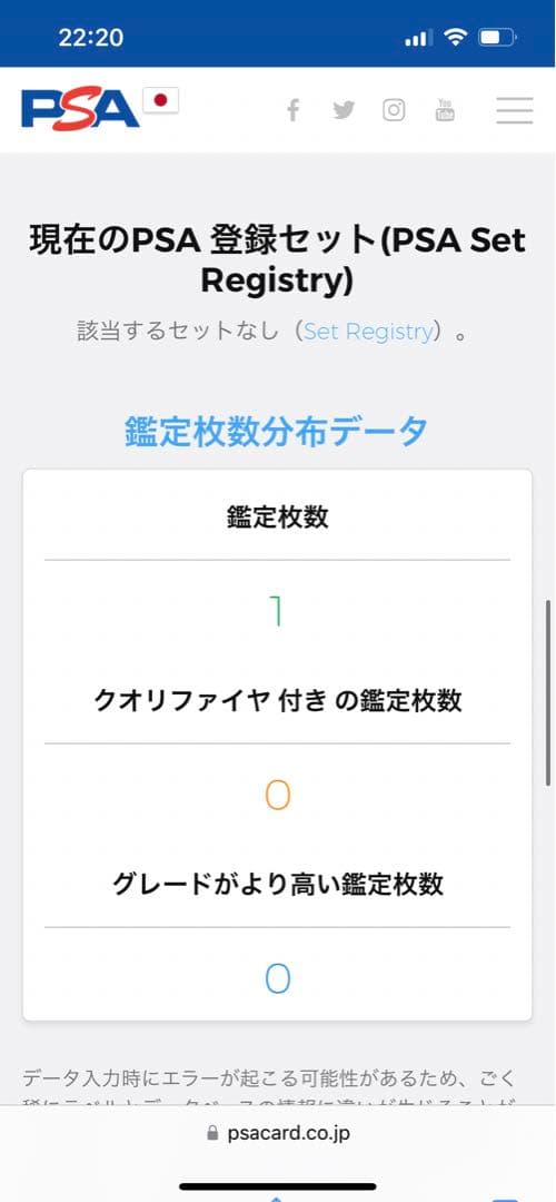 コルニの気合い sr psa10