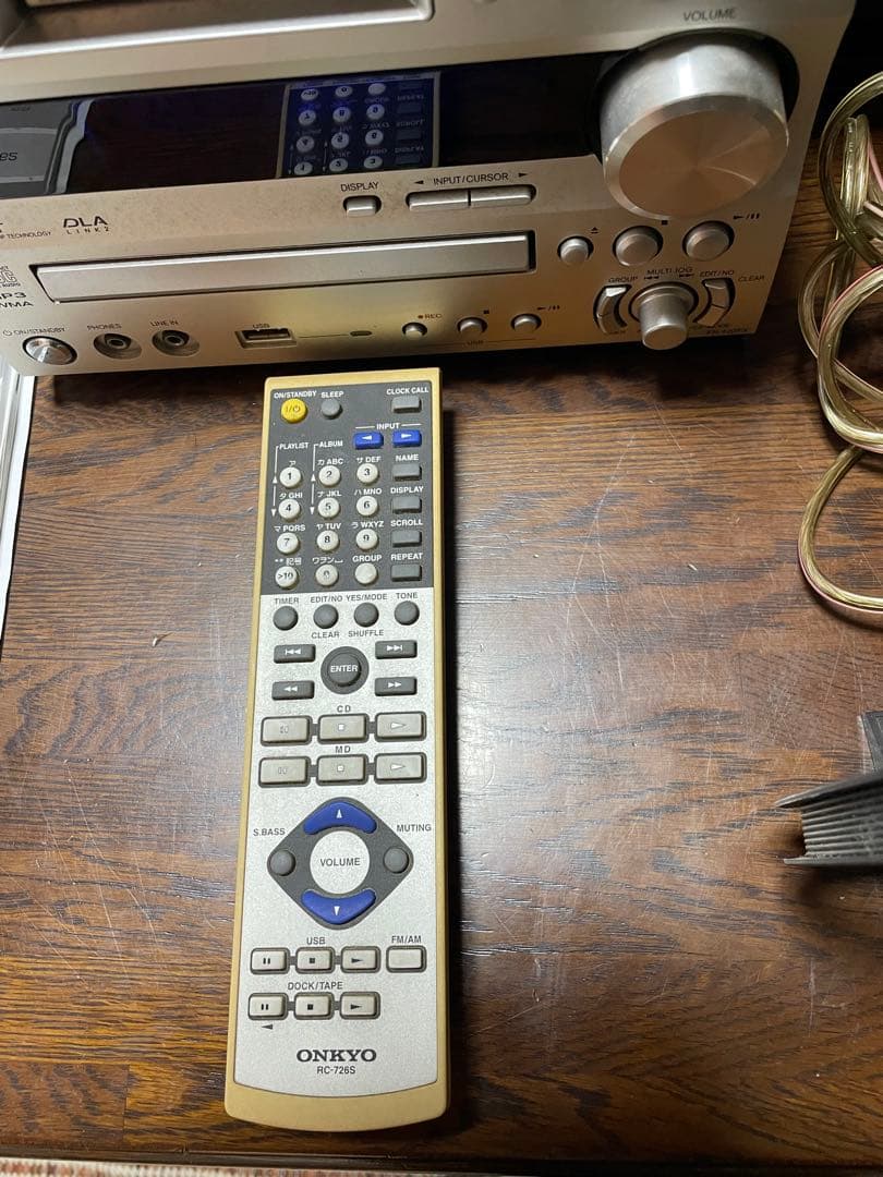 ONKYO CD/MDチューナーアンプシステム 木目 X-N9FX(D)