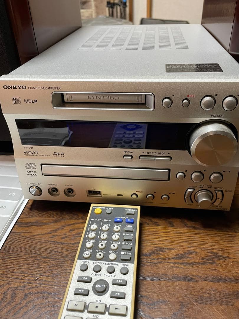 ONKYO CD/MDチューナーアンプシステム 木目 X-N9FX(D)