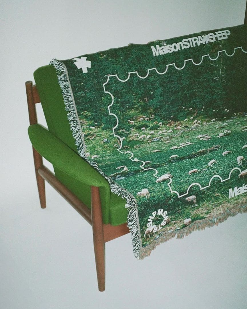 ラグ・カーペット Maison STIRANSHEEP STRAYSHEEP RUG GREEN