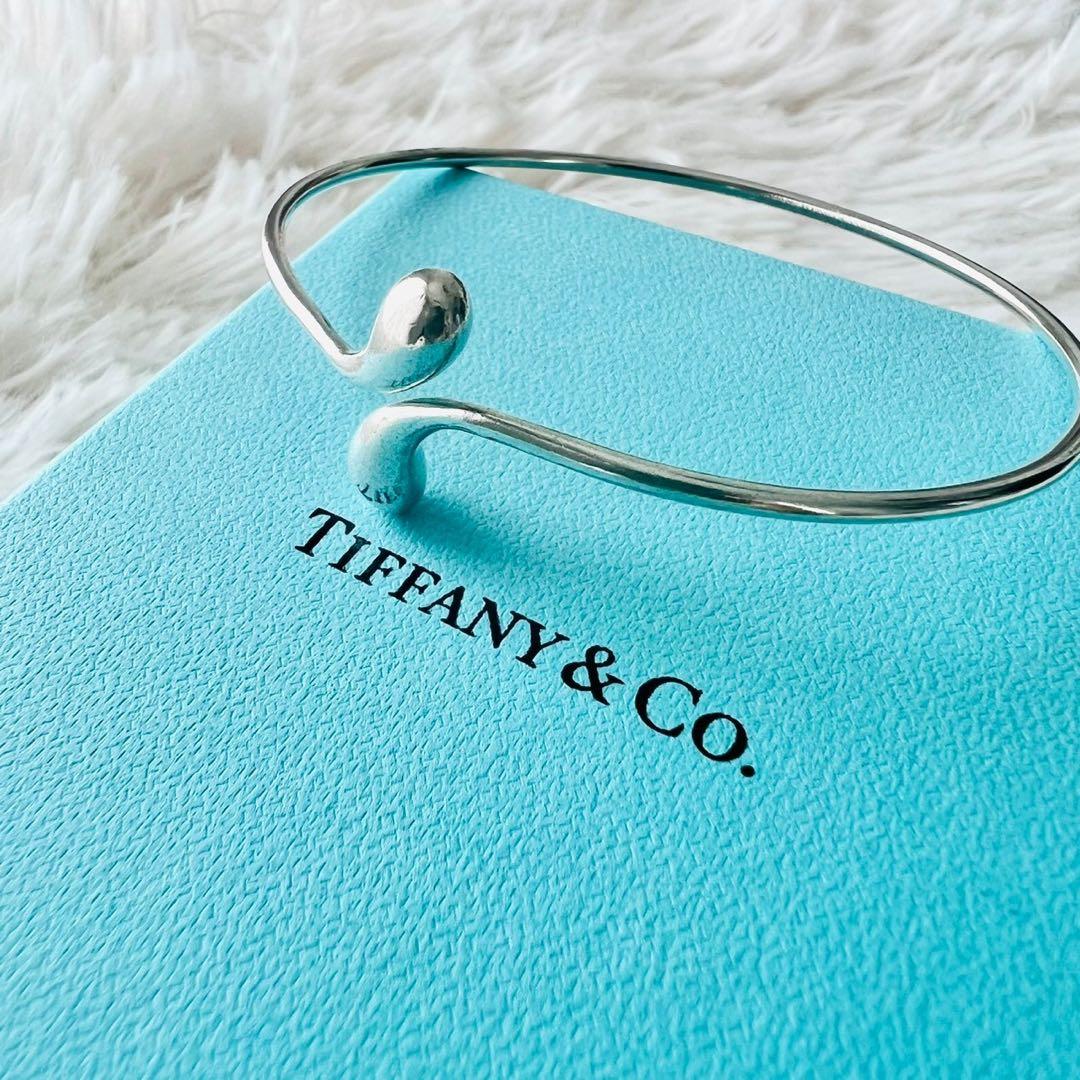 Tiffany　ティファニー　バングル　ダブルティアドロップ　ティアドロップ