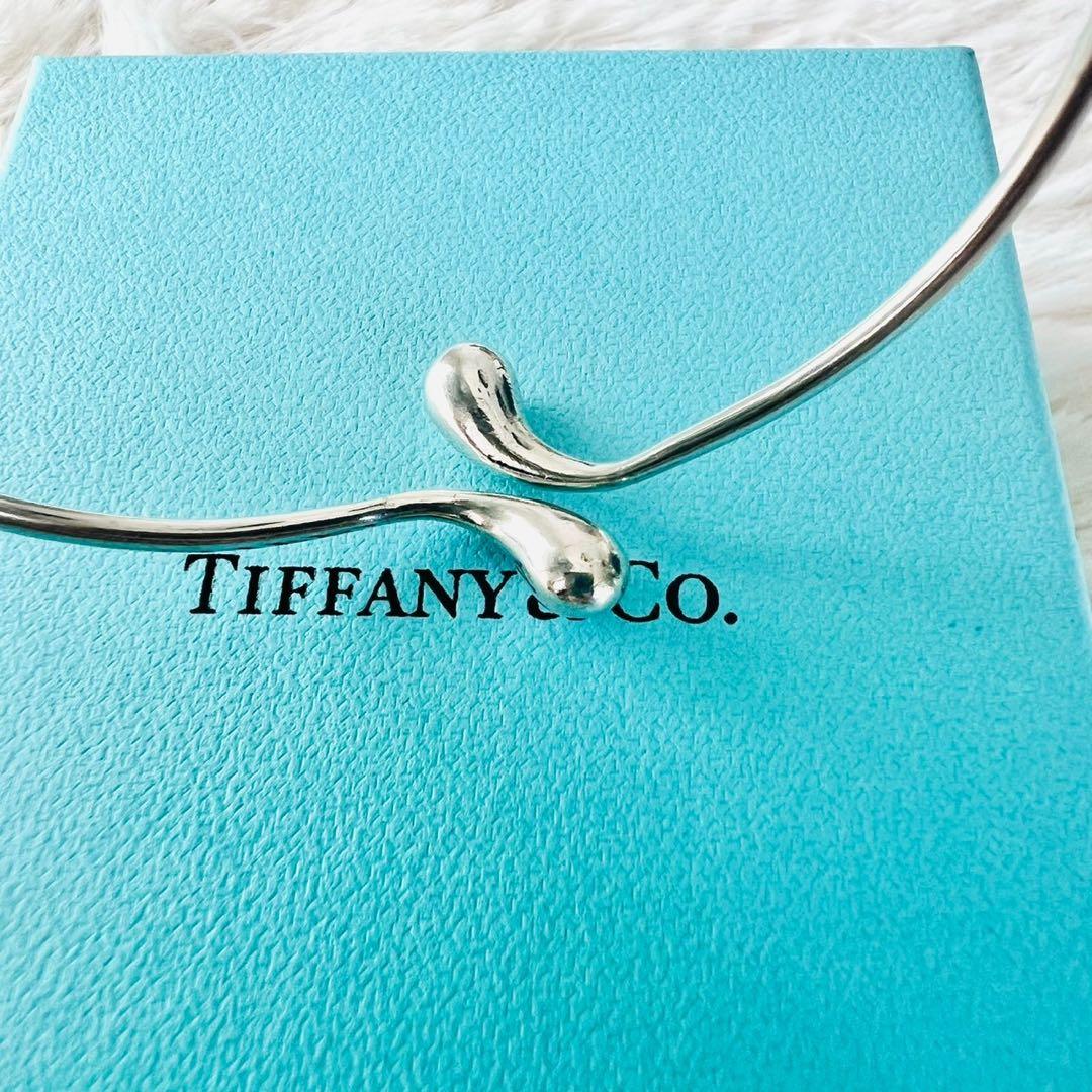 Tiffany　ティファニー　バングル　ダブルティアドロップ　ティアドロップ