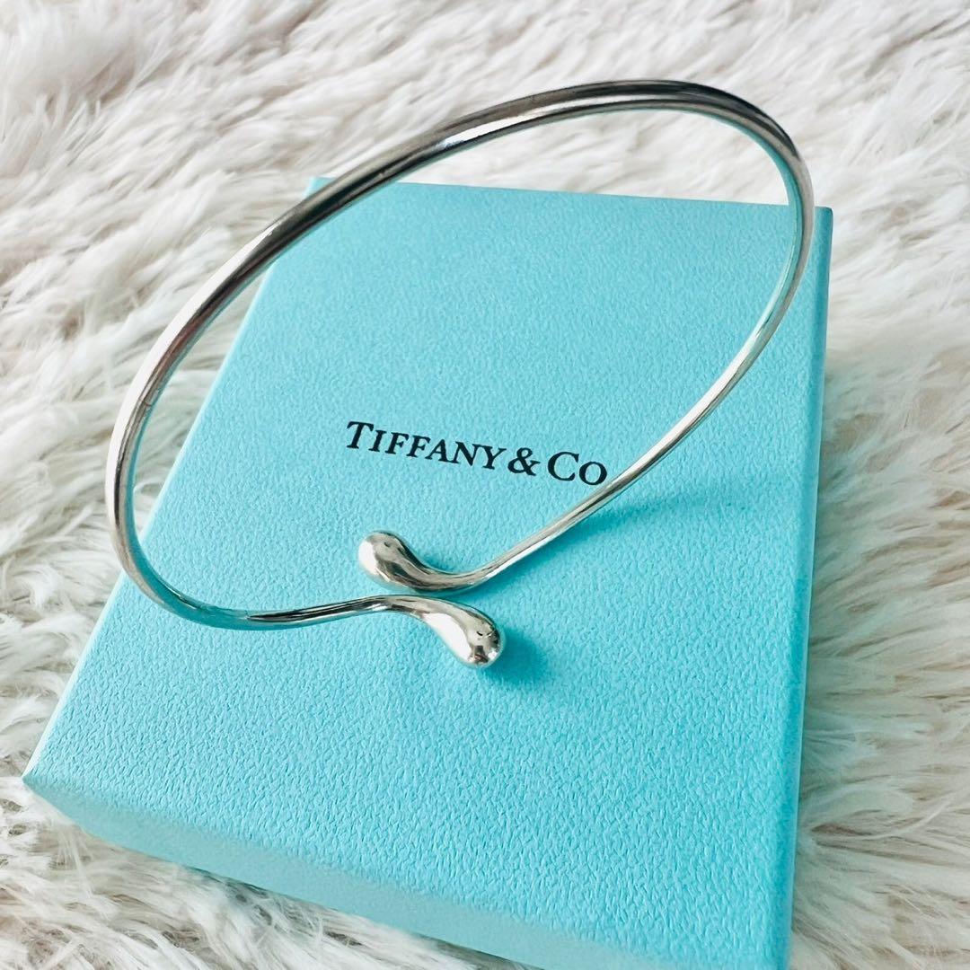 Tiffany　ティファニー　バングル　ダブルティアドロップ　ティアドロップ