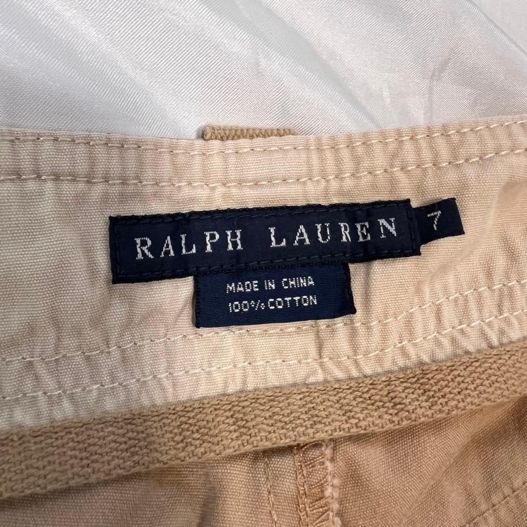 ラルフローレン マルチポケット カーゴパンツ ベージュ Y2K