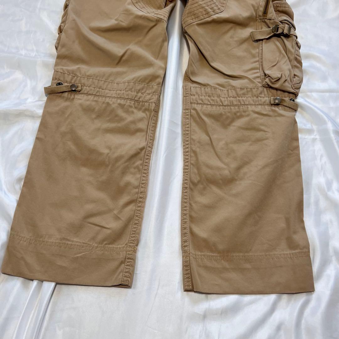 ラルフローレン マルチポケット カーゴパンツ ベージュ Y2K