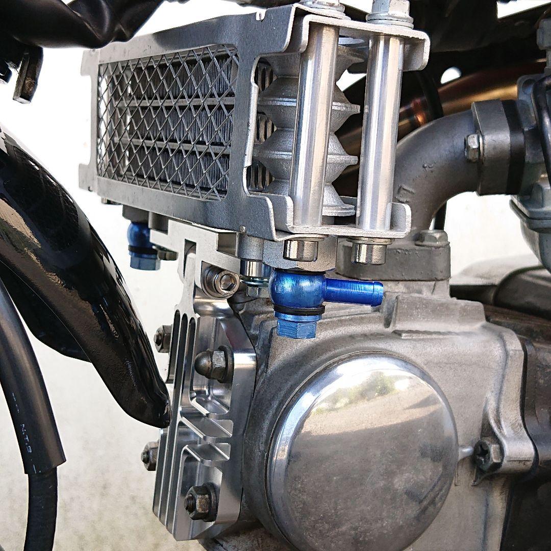 モンキー カブ ホンダ横型 オイルクーラー取付けステー 上側用