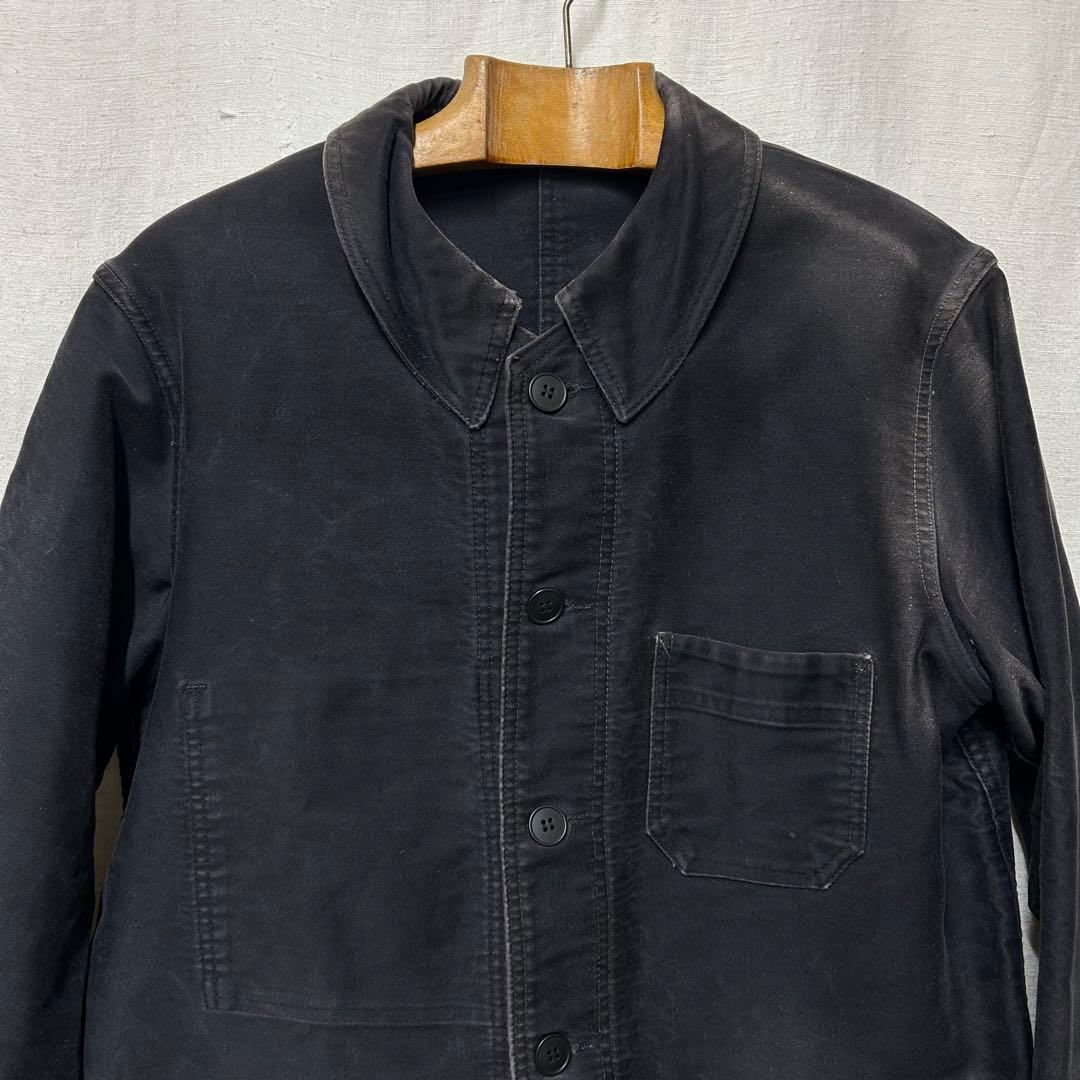 Dubure & Deverchere ブラックモールスキンジャケット