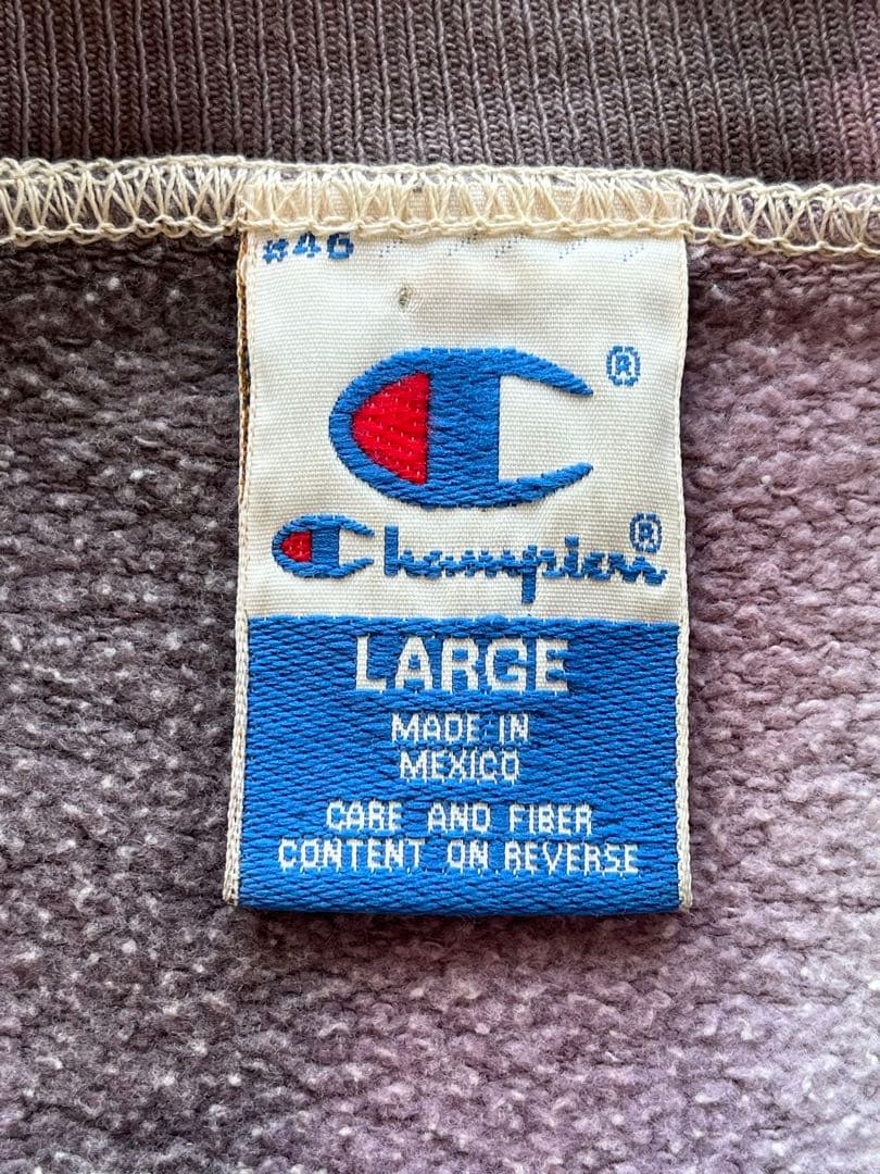 90's☆Champion☆超鬼フェード☆ペンキ☆ダメージボロスウェット