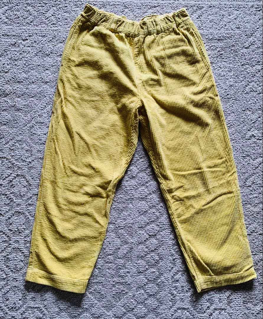 nest Robe 太畝コーデュロイイージーパンツ　レモン　美品
