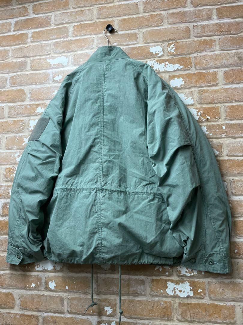 00s ミリタリージャケット　ライナー付き　ショートモッズコート　カーキ　古着