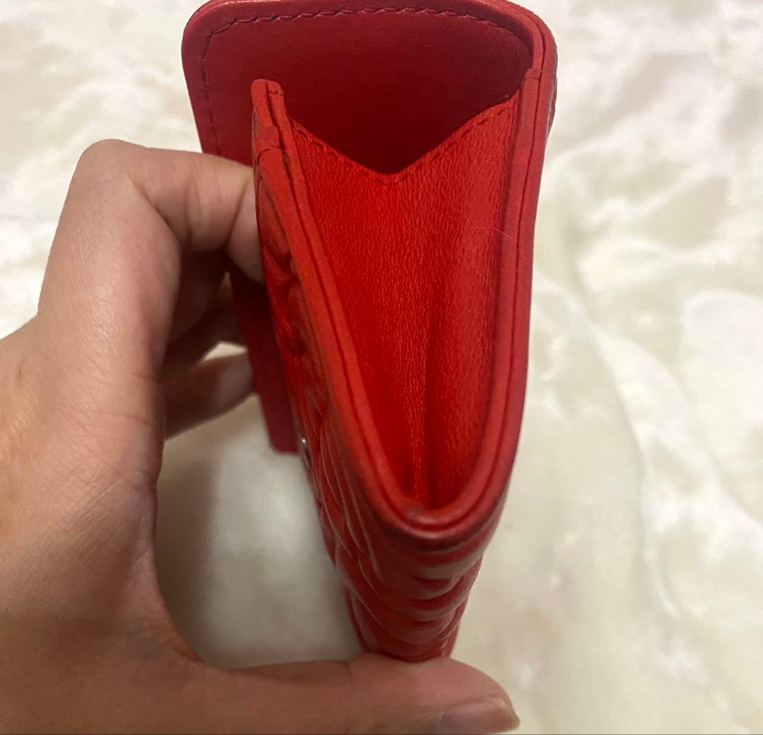 CHANEL カメリア 名刺入れ カードケース　ケース　美品