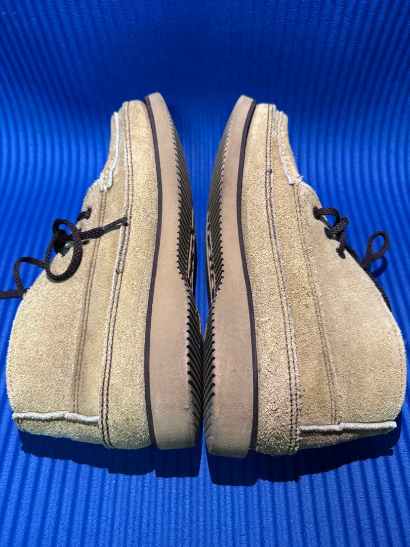 ベージュ スエード ラッセル　モカシン