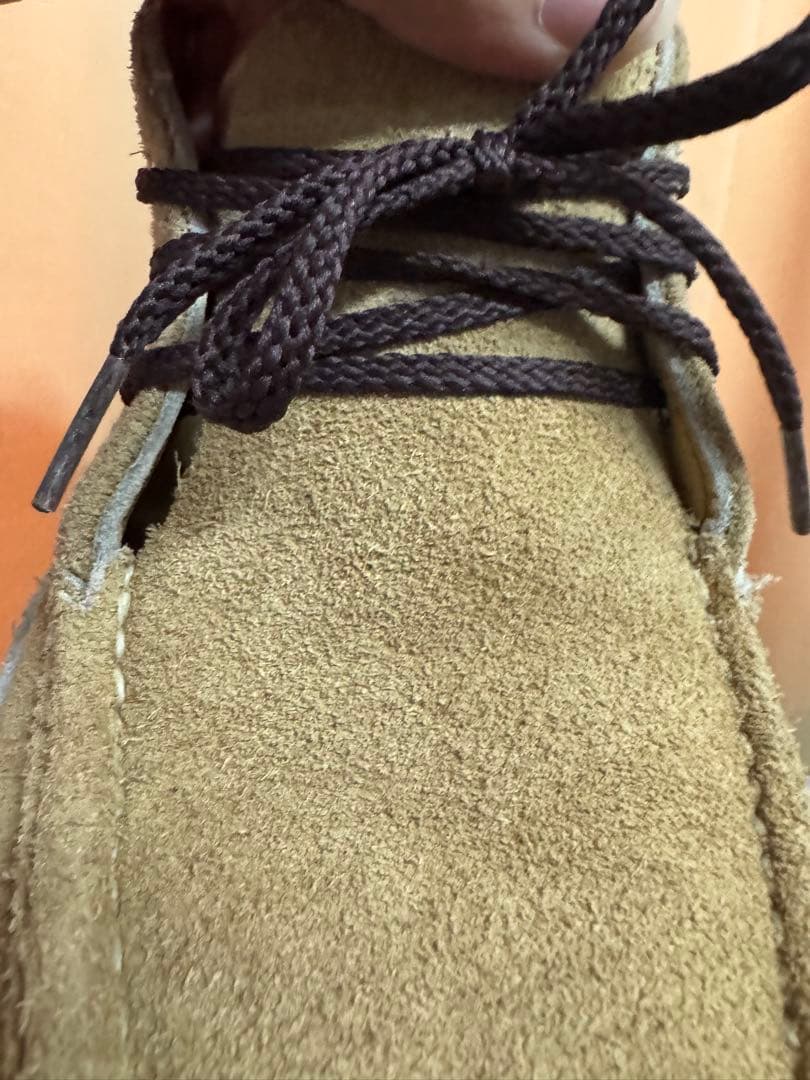 ベージュ スエード ラッセル　モカシン