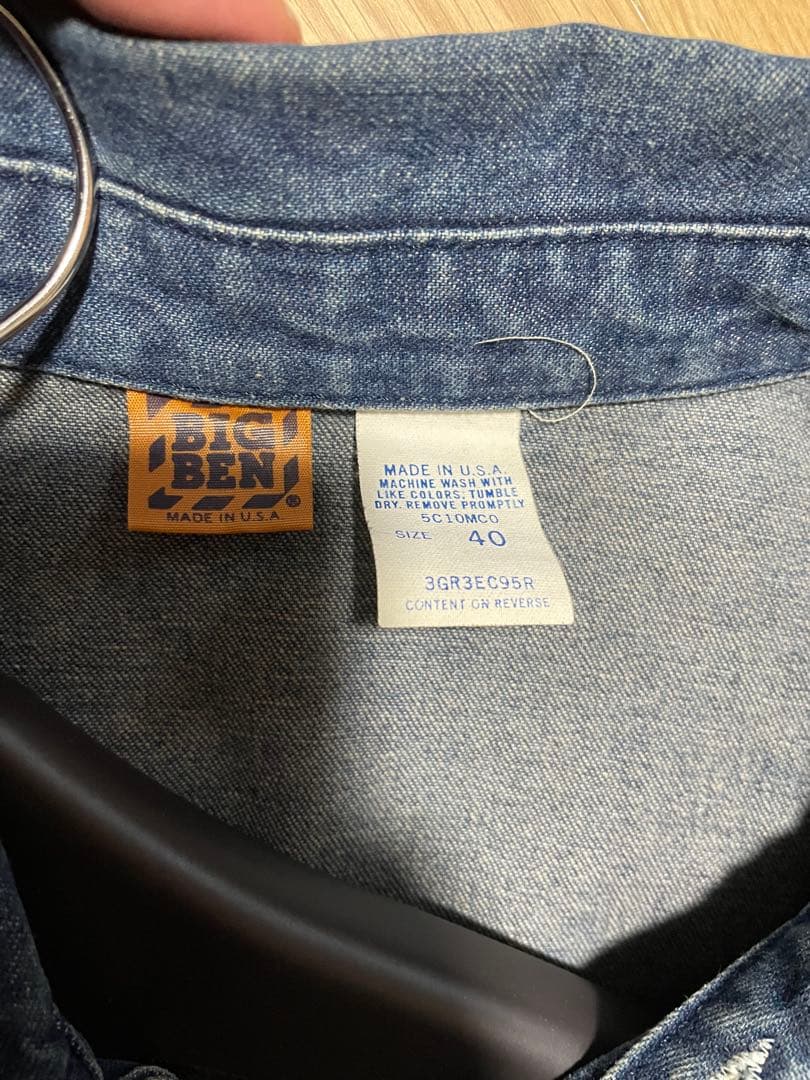 BIG BEN デニムカバーオール 70s 80s usa製 サイズ40
