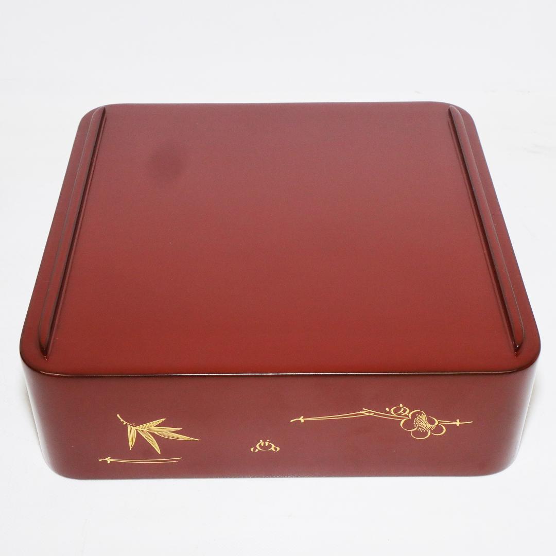 輪島塗 五ツ重 沈金 樽見清右衛門 大極上本堅地 五段重箱 能登 輪島 松竹梅