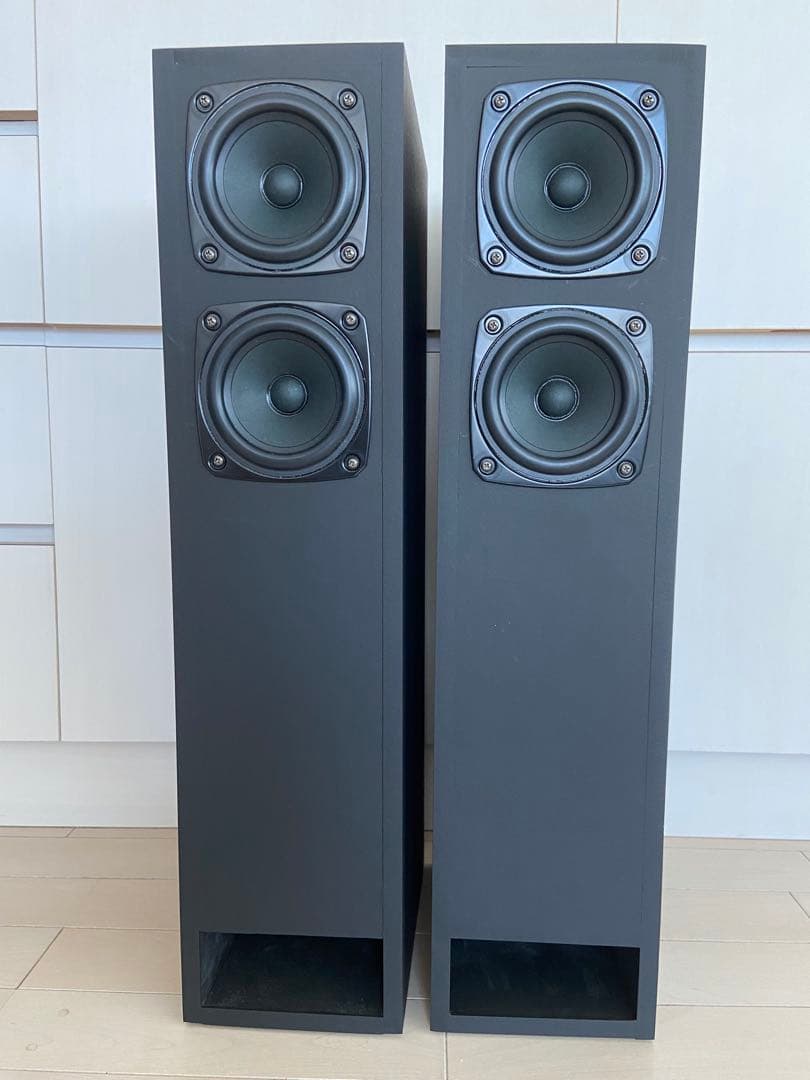 フォステクスフルレンジ2発使いバックロードホーン自作スピーカー