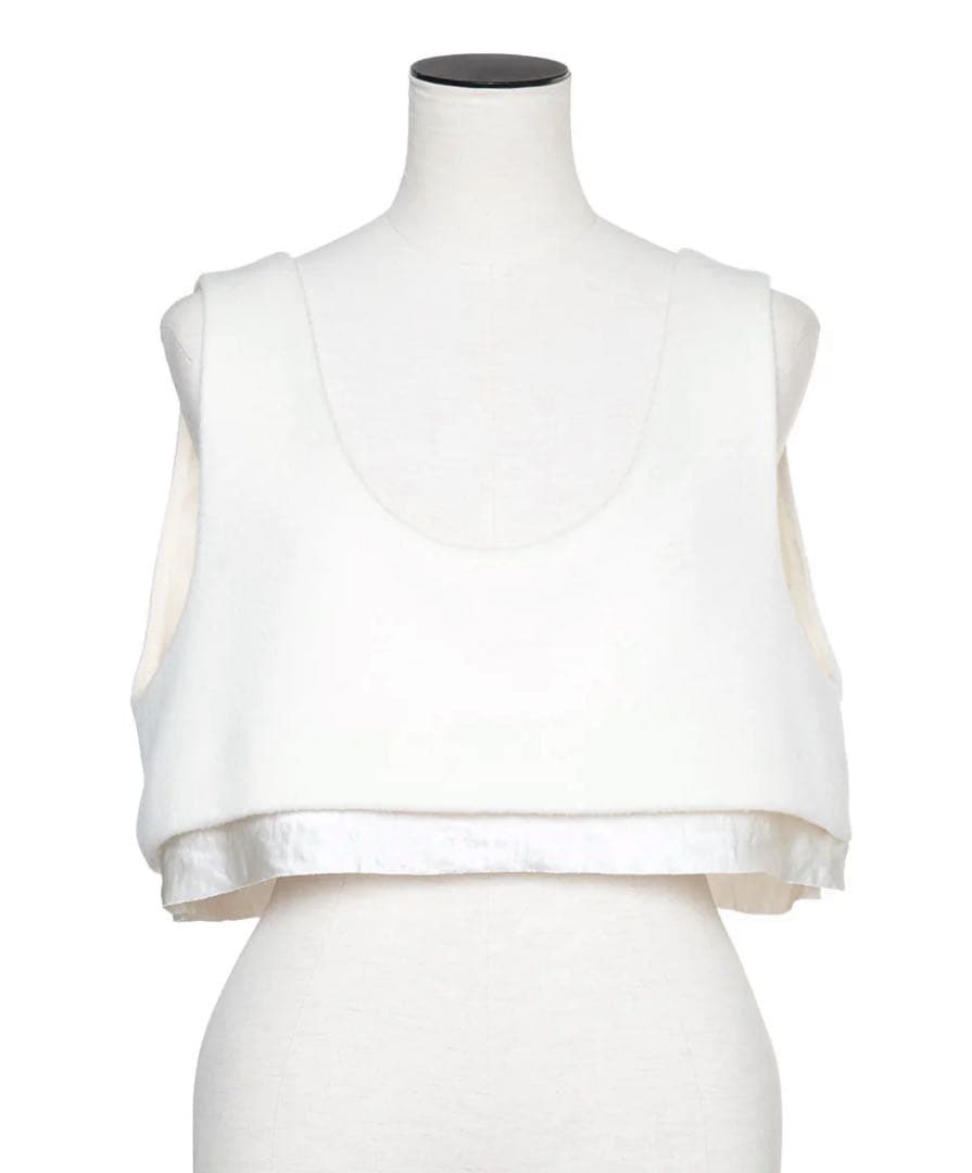 chieko+ lamb wool bistier ホワイト 36