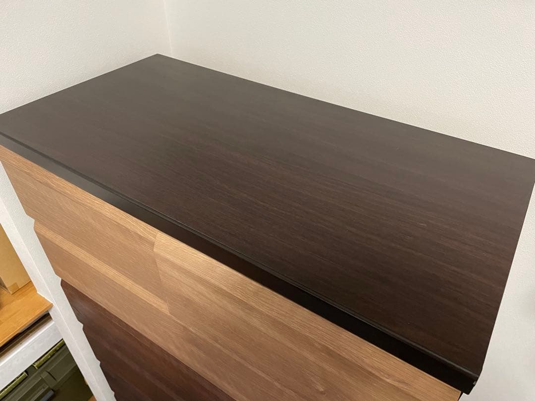 木製チェスト ブラウン