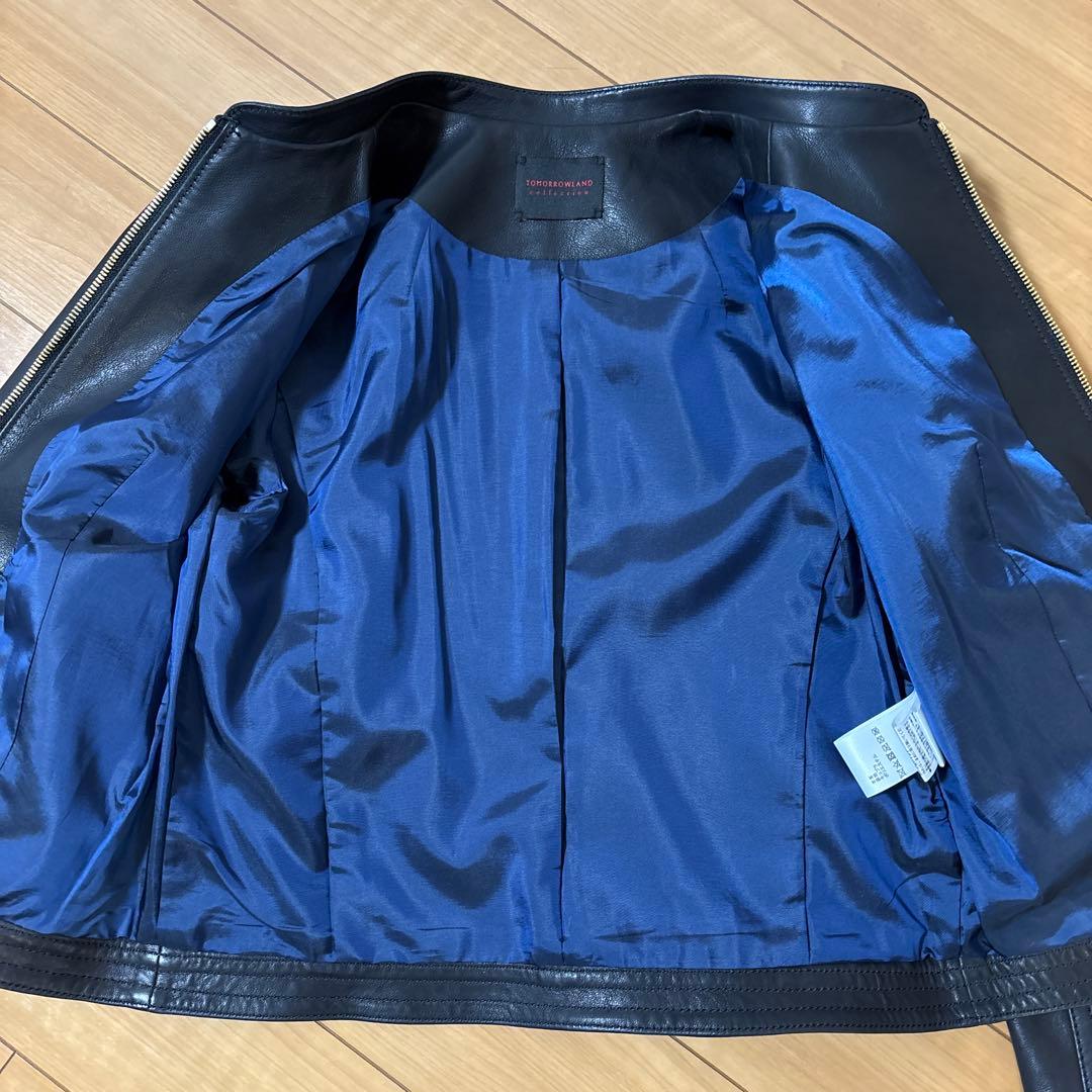 トゥモローランド　コレクション　ラムレザーブルゾン