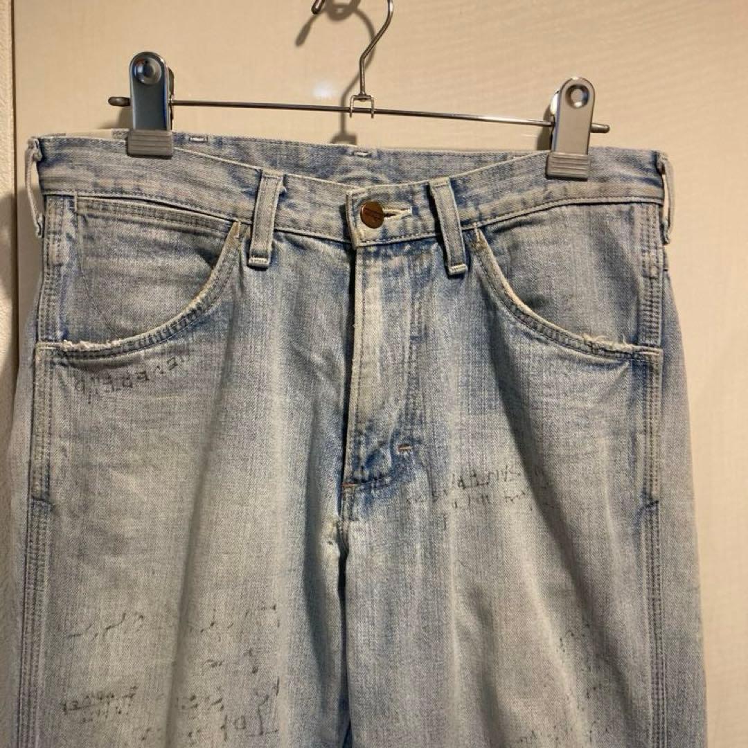 【wrangler×n.hoolywood】 落書き　デニム