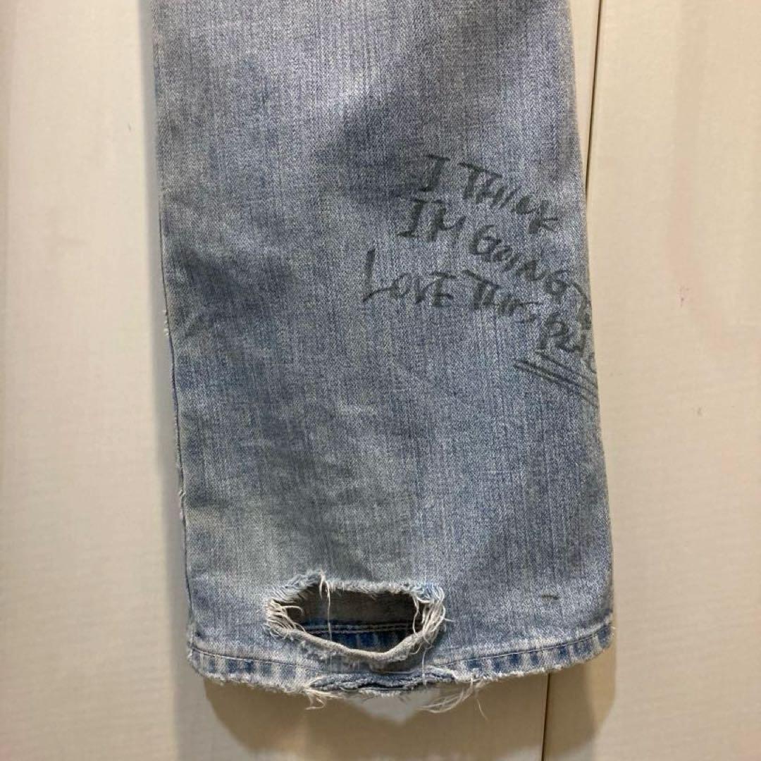 【wrangler×n.hoolywood】 落書き　デニム