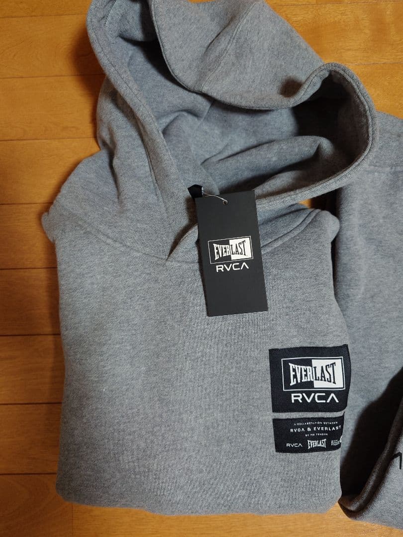RVCA ×EVERLAST　フーディセットアップ　グレー