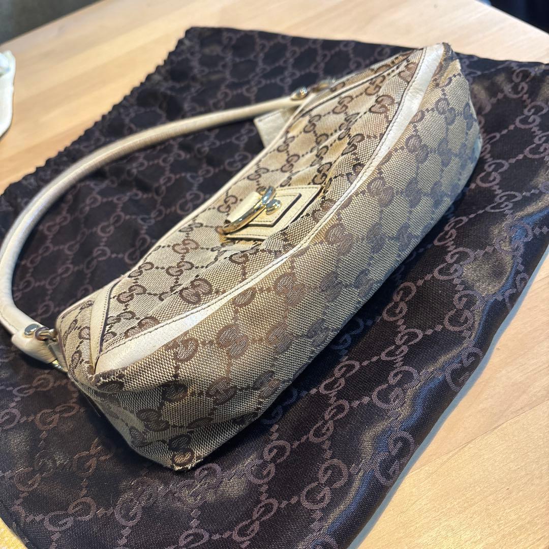 TETSU様　GUCCI アビー ベージュ ホワイト ワンショルダー