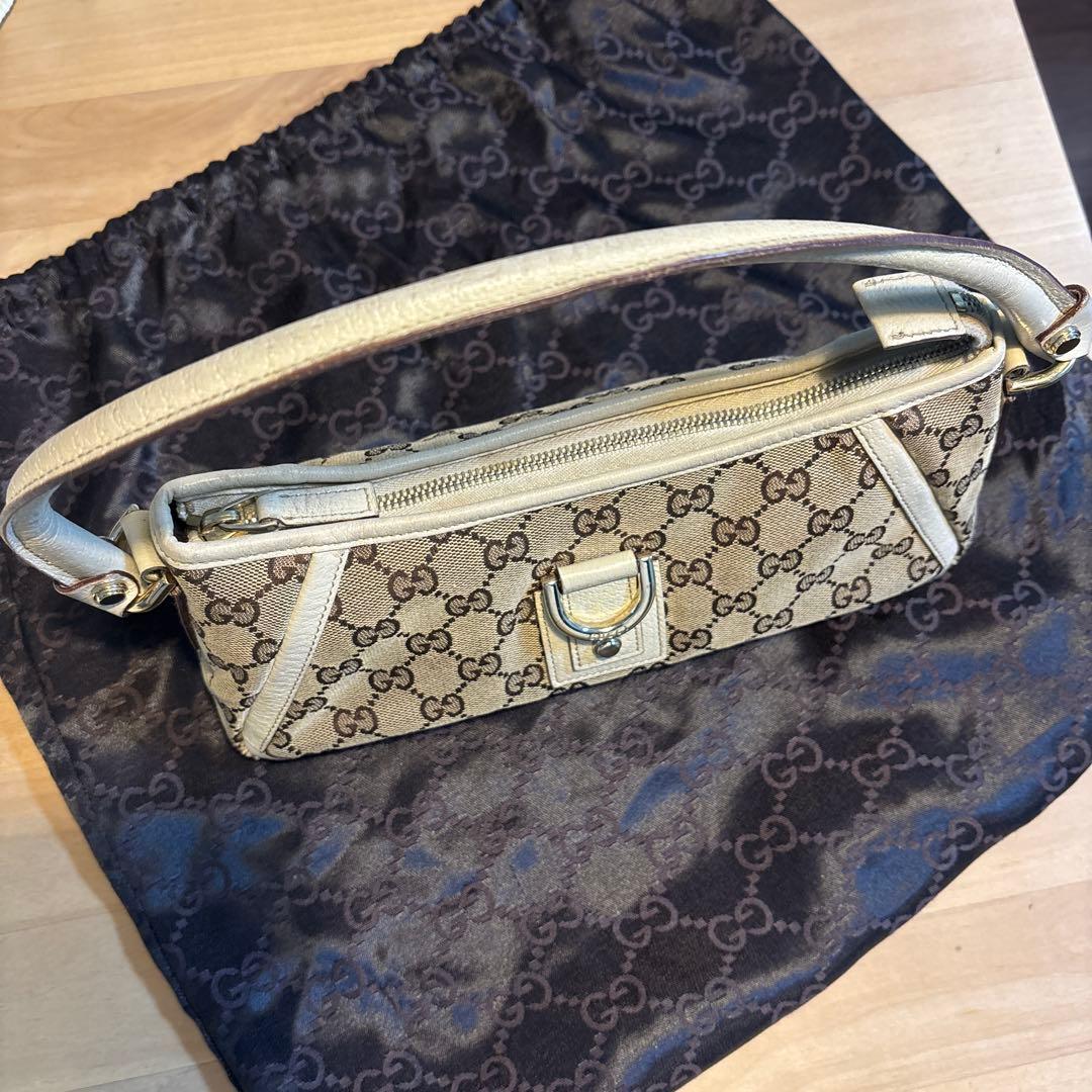 TETSU様　GUCCI アビー ベージュ ホワイト ワンショルダー
