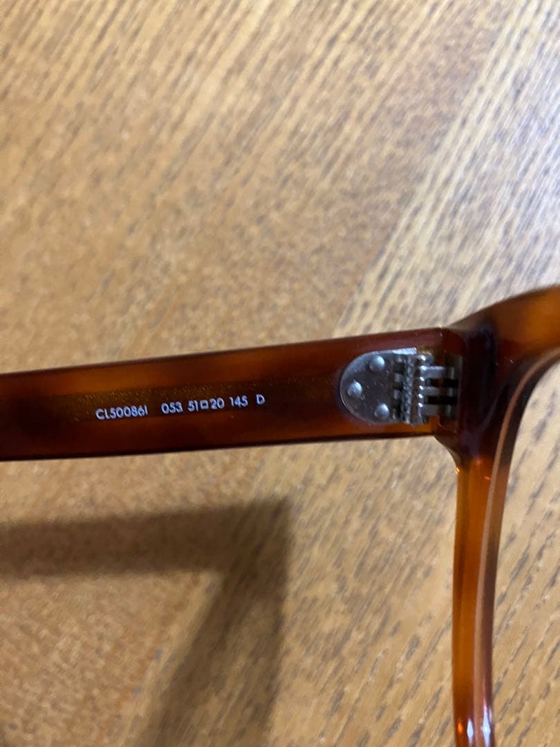 CELINE ブラウンデザインサングラス