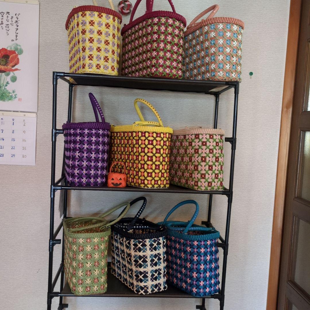 クラフトバンド かご かごバッグ もんじろうさま専用