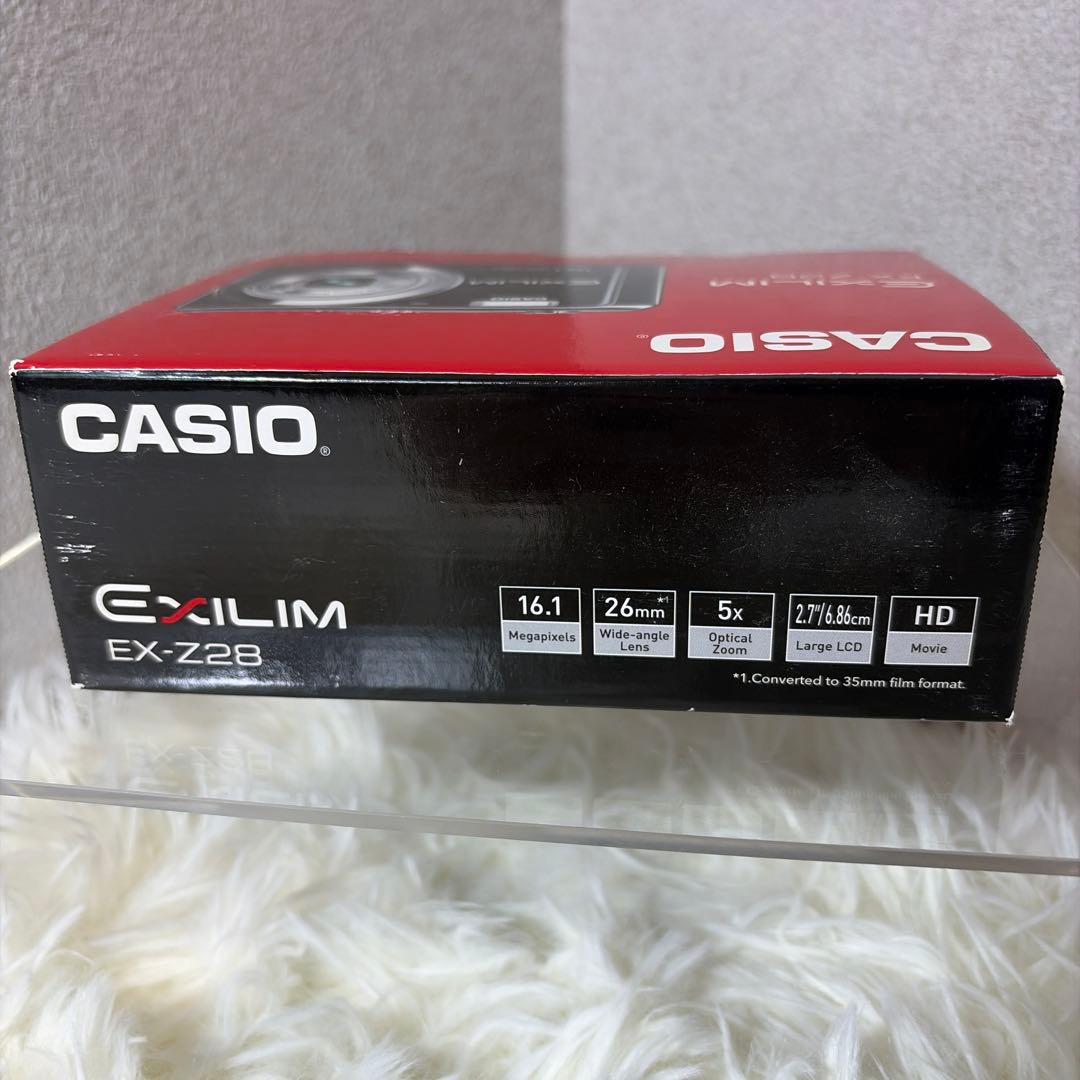 【ほぼ未使用&完品】CASIO EX-Z28 16.1メガピクセル ブラック