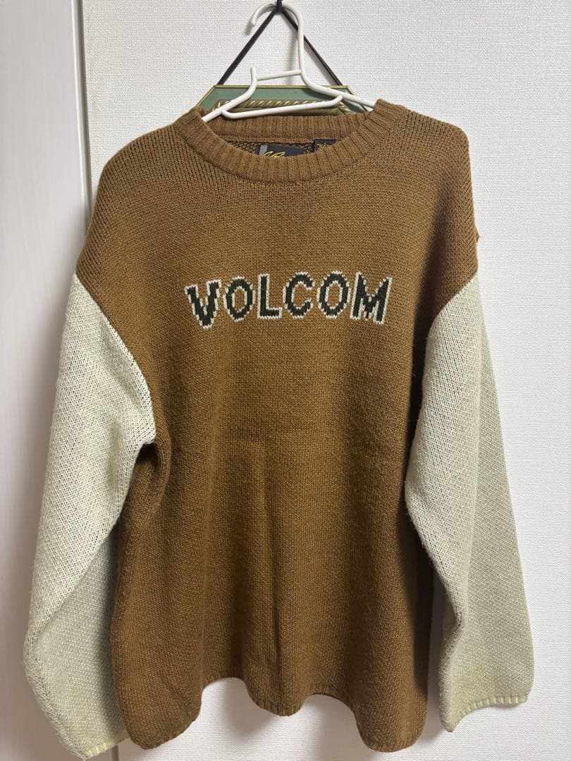 Volcom ニットセーター Lサイズ ブラウン