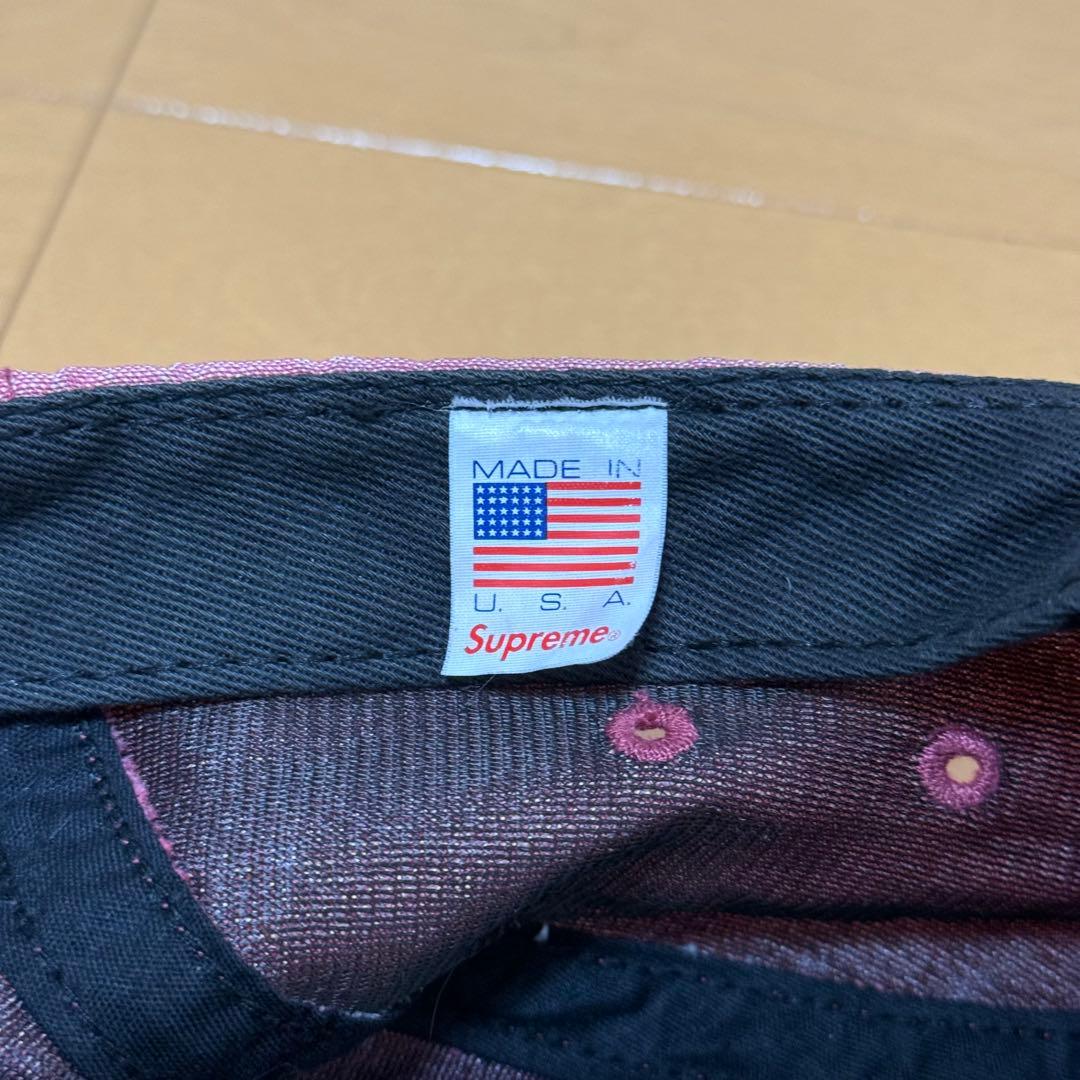 Supreme Melange Camp Cap レッド 13ss