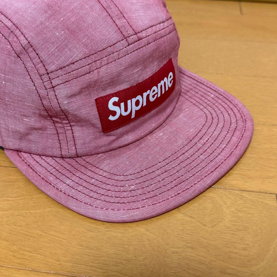 Supreme Melange Camp Cap レッド 13ss