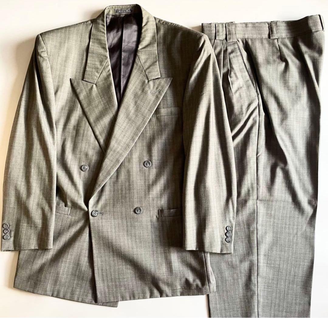 【美品】ジャンニヴェルサーチ ダブルスーツ