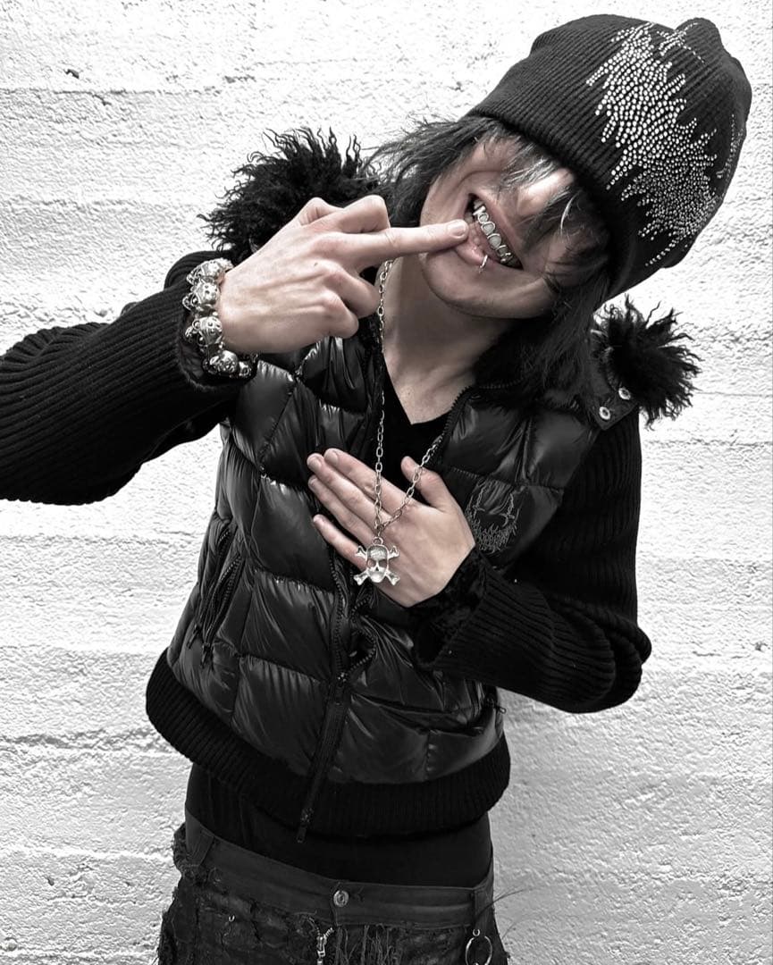 【⭐️希少⭐️】etherealexist フーディ パーカー ダウン ベスト