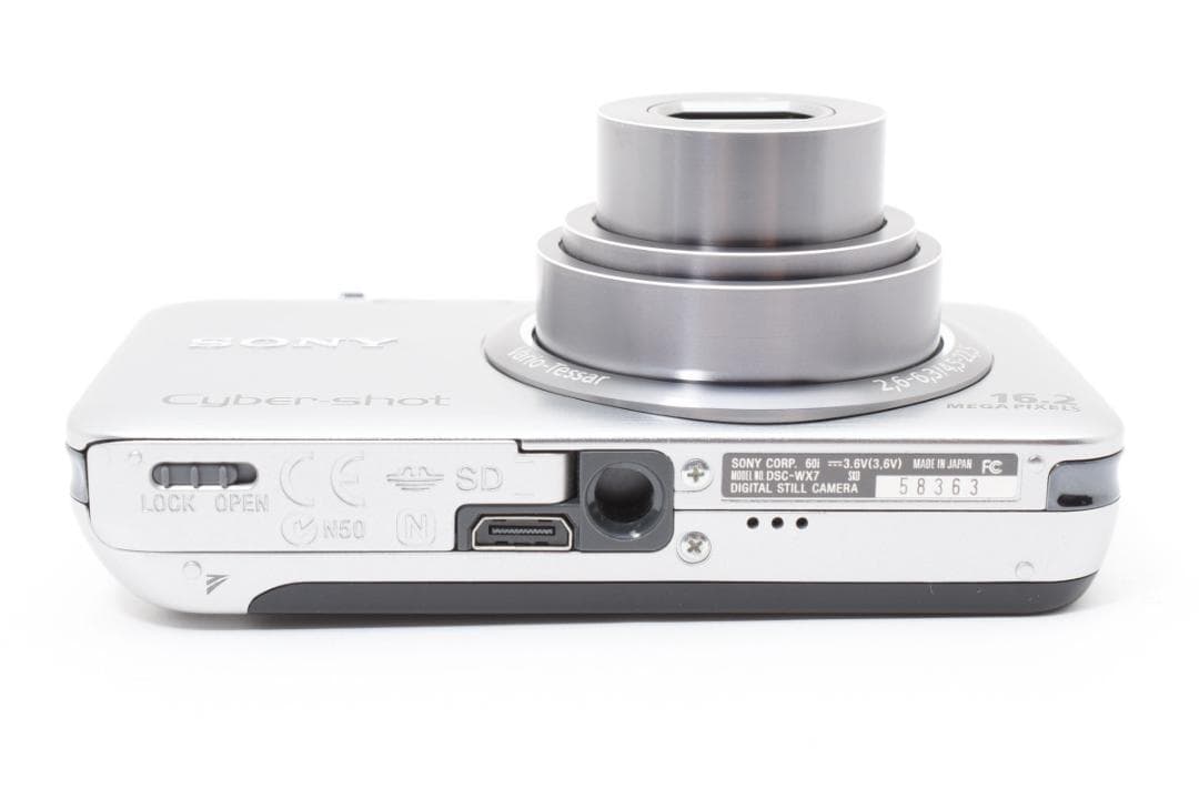 【極美品】SONY Cyber-shot DSC-WX7 シルバー　新品級！